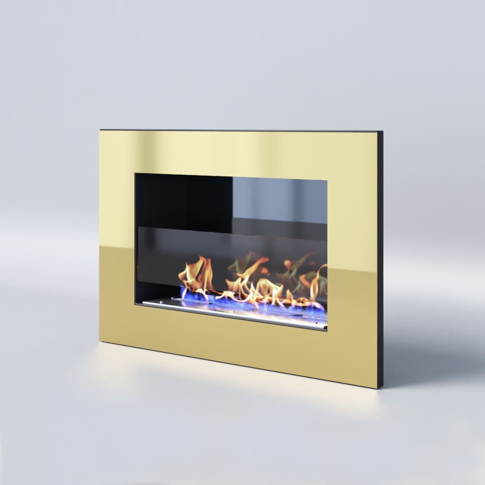 Биокамин "Русский огонь" Барокко 650V встраиваемый с декоративным стеклом (стемалитом) по цене 33 350 руб.