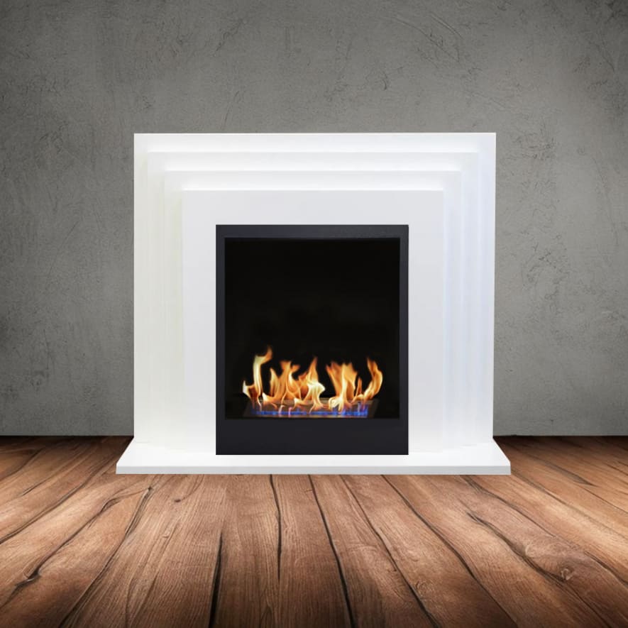 Биокамин в портале "Русский огонь" Амстердам с декоративным стеклом (стемалитом) по цене 83 000 руб.