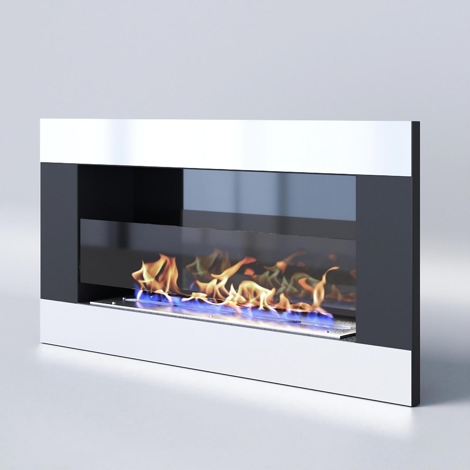 Биокамин "Русский огонь" Модерн 800V встраиваемый с декоративным стеклом (стемалитом) по цене 31 600 руб.