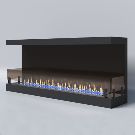 Биокамин "Русский огонь" Честер Фронт 1200 с защитным стеклом по цене 48 100 руб.