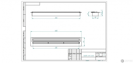 Прямоугольный контейнер ZeFire 1400 PREMIUM по цене 135 000 руб.