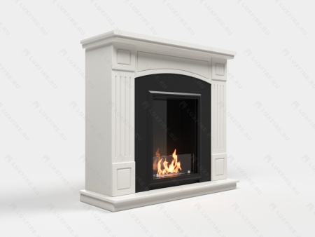 Биокамин Lux Fire с порталом Беркут 24, белый по цене 98 631 руб.