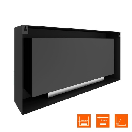 Биокамин SteelHeat WALL ONE 1100 черный, стемалит Биокамин SteelHeat WALL ONE 1100 черный, стемалит по цене 46 620 руб.