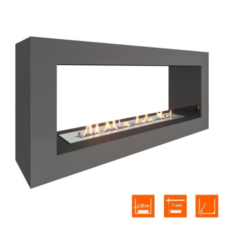 Биокамин SteelHeat WALL FRAME ONE 1000 серый, стемалит Биокамин SteelHeat WALL FRAME ONE 1000 серый, стемалит по цене 55 650 руб.