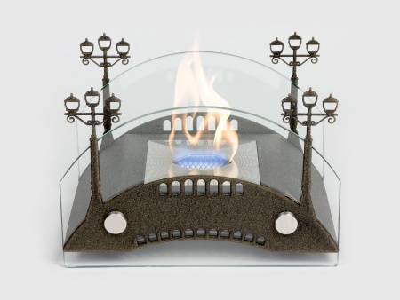 Настольный биокамин Lux Fire "Пушкинский мост" S Бронза по цене 13 320 руб.